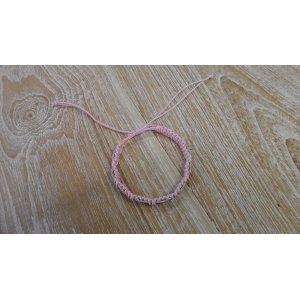 Bracelet ficelia rose