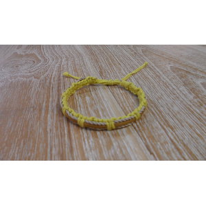 Bracelet ficelia jaune