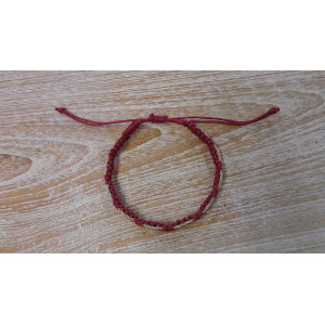 Bracelet ficelia bordeaux