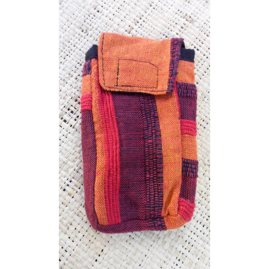 Pochette smartphone kérala bordeaux