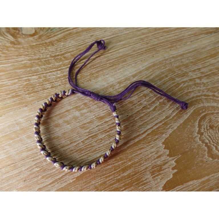 Bracelet natty prune