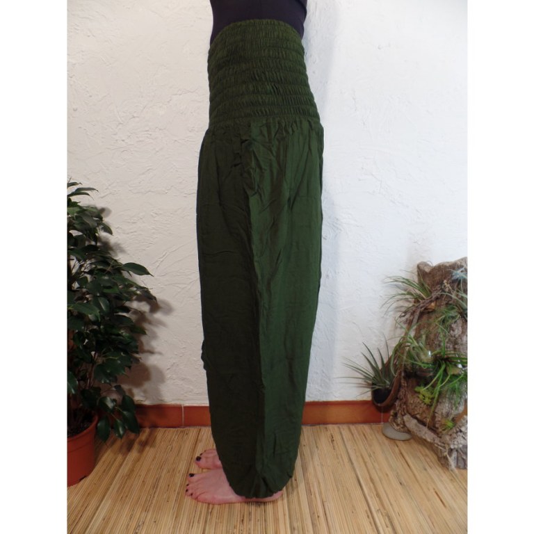 Sarouel vert smocks