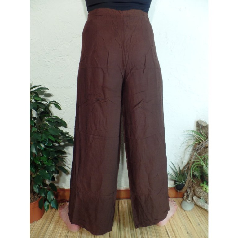 Pantalon paréo marron