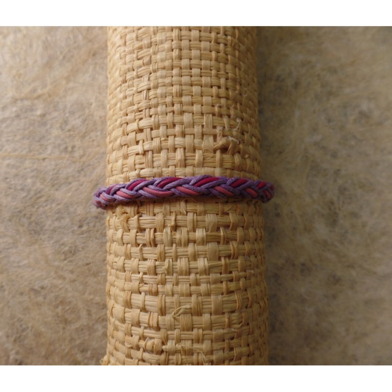 Bracelet rond Bogor mauve