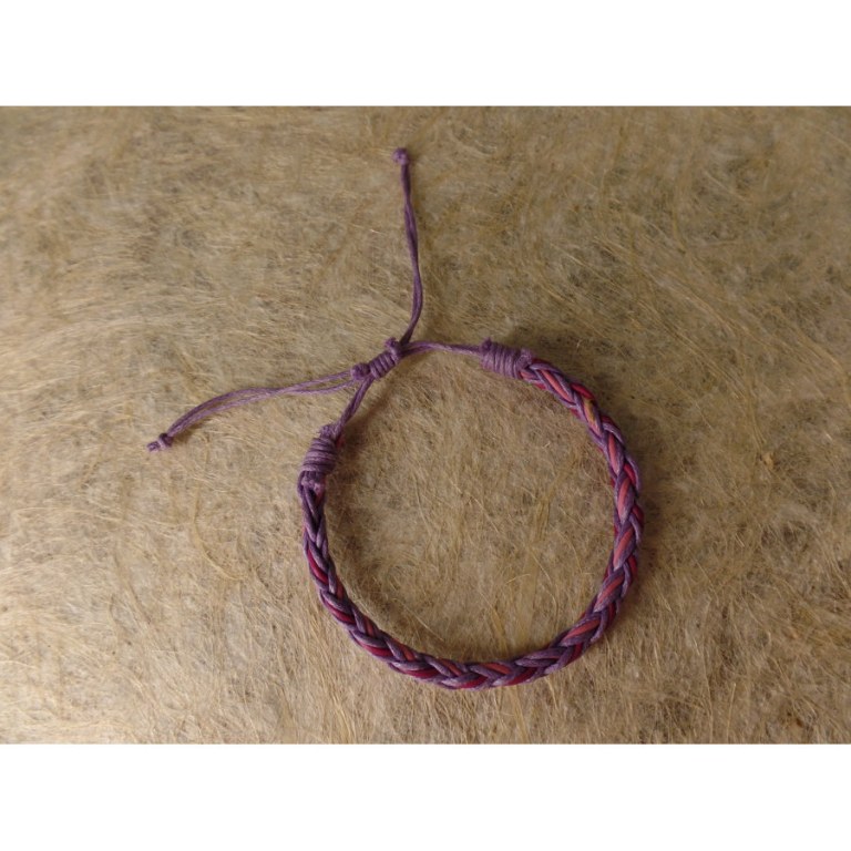 Bracelet rond Bogor mauve