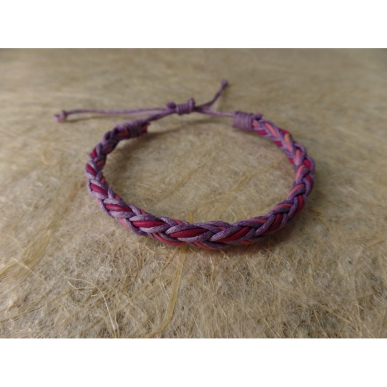 Bracelet rond Bogor mauve