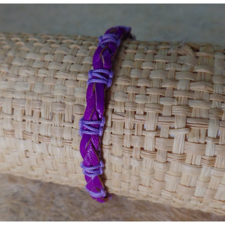 Bracelet Hana mauve