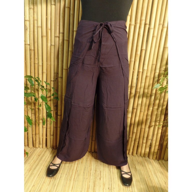 Pantalon paréo prune