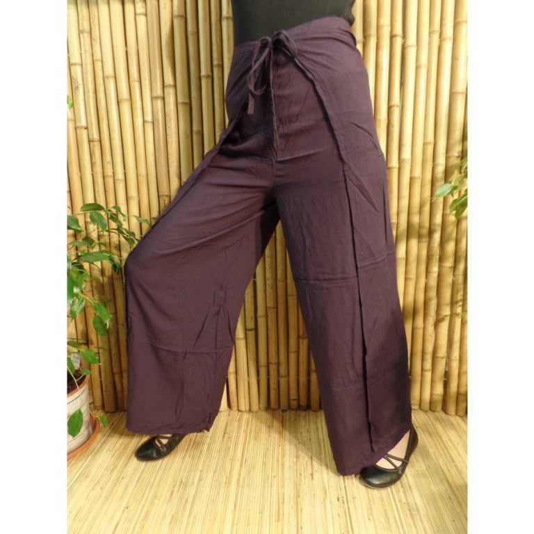 Pantalon paréo prune