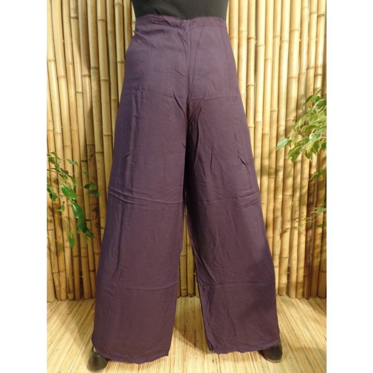 Pantalon paréo prune