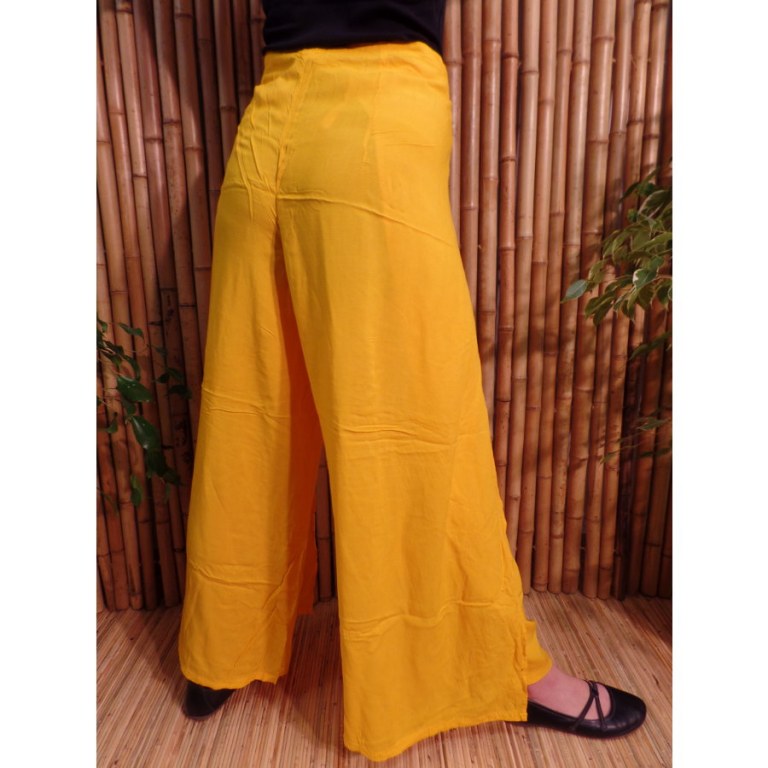 Pantalon paréo jaune soleil