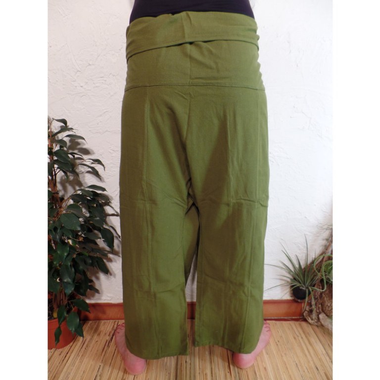 Pantalon Thaï Bang Saen vert prairie