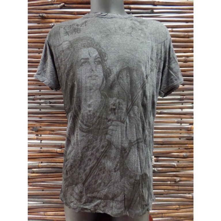 Tee shirt gris foncé Shiva