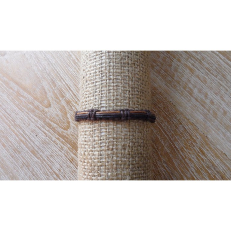 Bracelet macramé Annisa marron