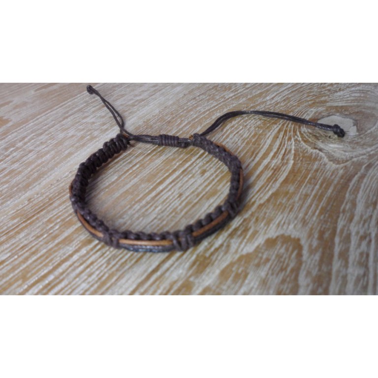 Bracelet macramé Annisa marron