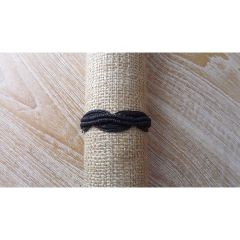 Bracelet noir wave 