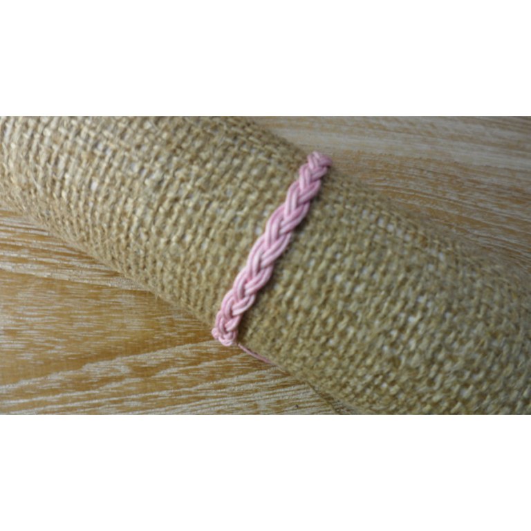 Bracelet tresse rose Lastri