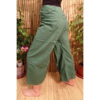 Pantalon de pêcheur Thaï olive