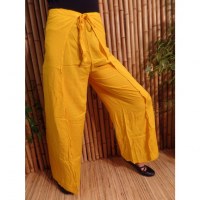 Pantalon paréo jaune soleil