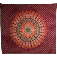 Tenture maxi bordeaux phool